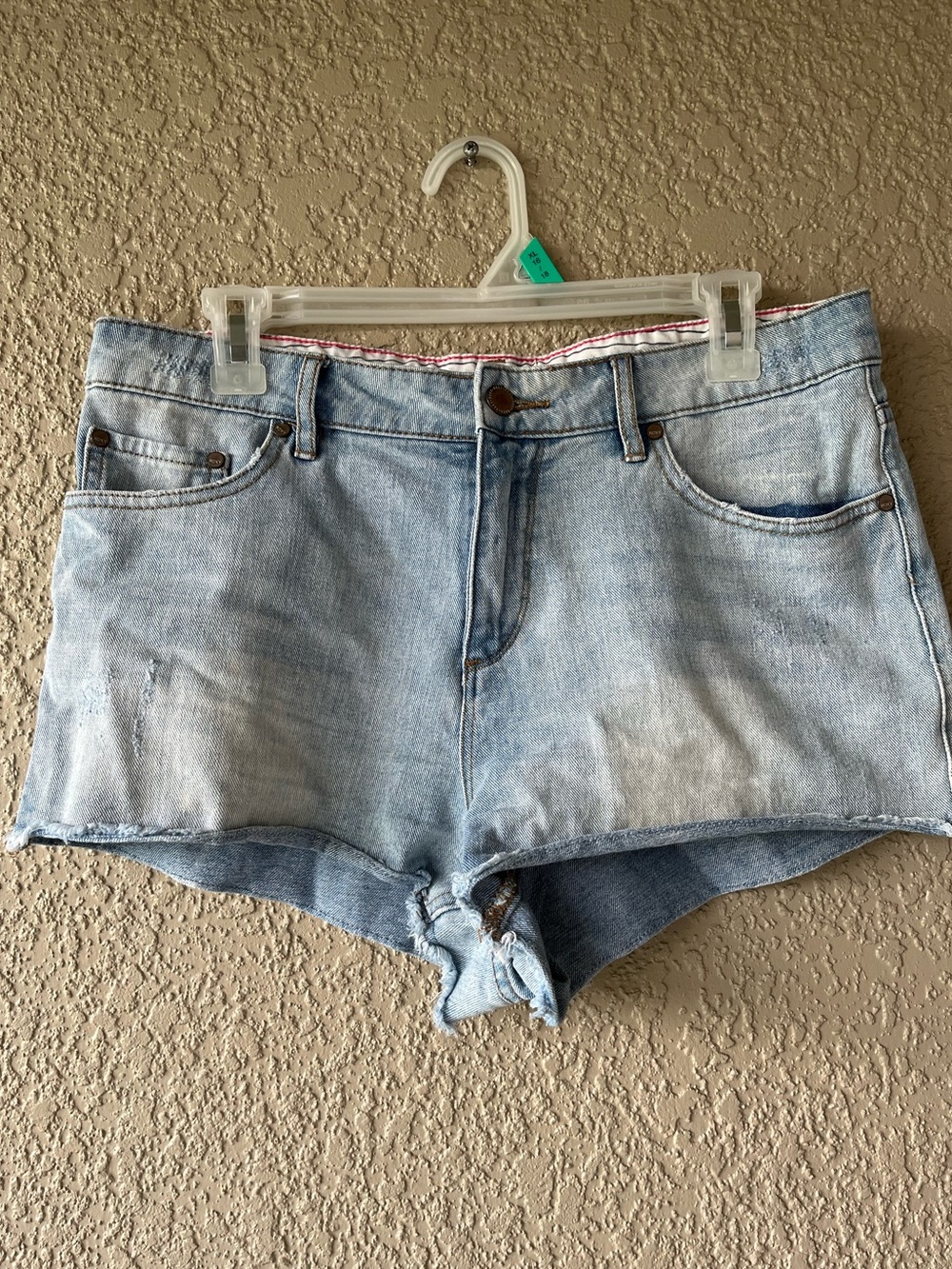 Roxy Pale Blue Denim Jean Shorts